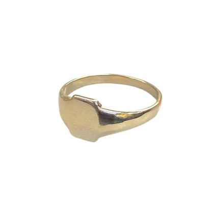 Gold Signet Pinky Ring