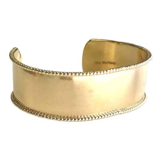 Edged Gold Cuff