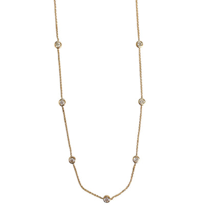 1.07 ctw Diamond by the Yard Necklace