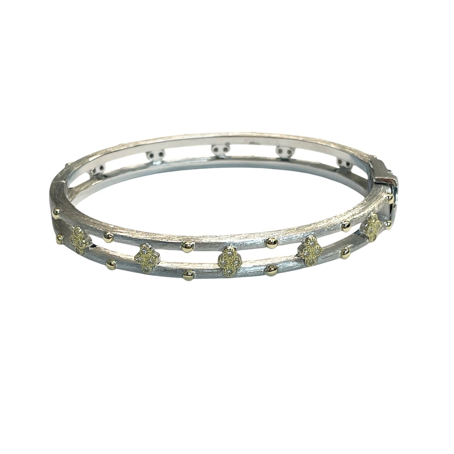 Mixed Metal Two Row Bracelet