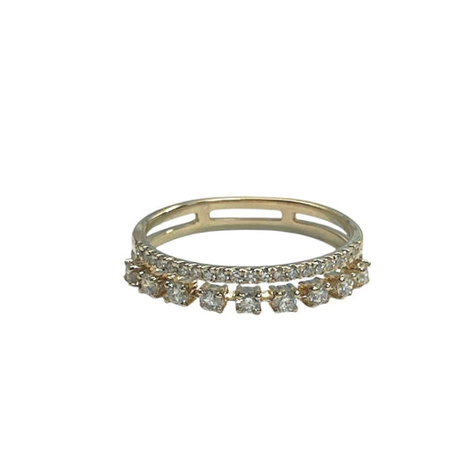 Double Diamond Ring