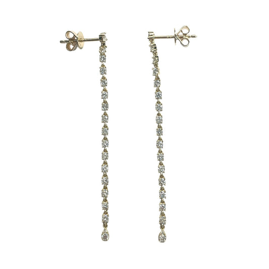 Diamond Drop Earrings
