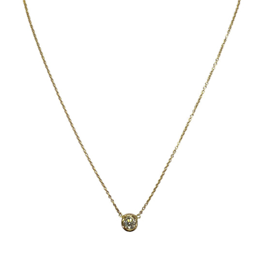 0.31 ctw Round Diamond Solitaire Necklace