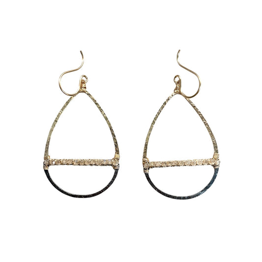 Crystal Teardrop Earrings