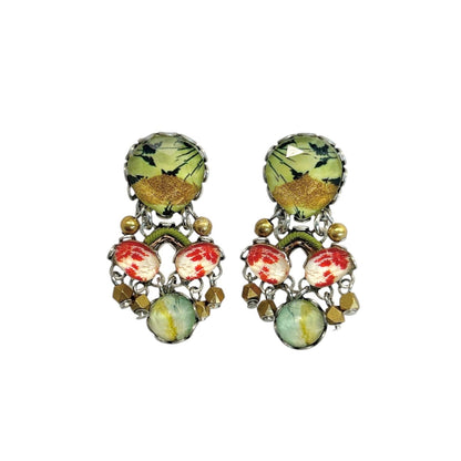 Medium Flower Garden Earrings