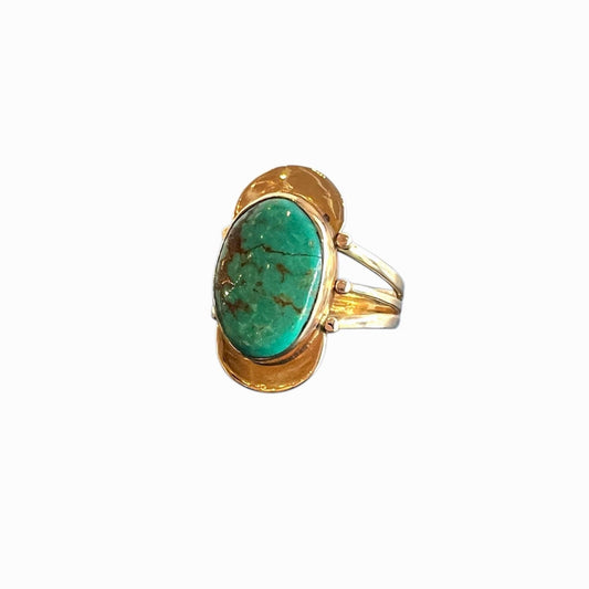 Royston Turquoise Gold Ring