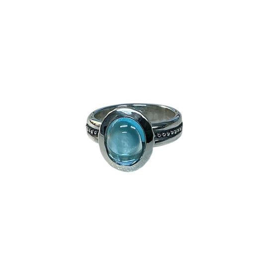 Sterling Silver Blue Topaz Ring