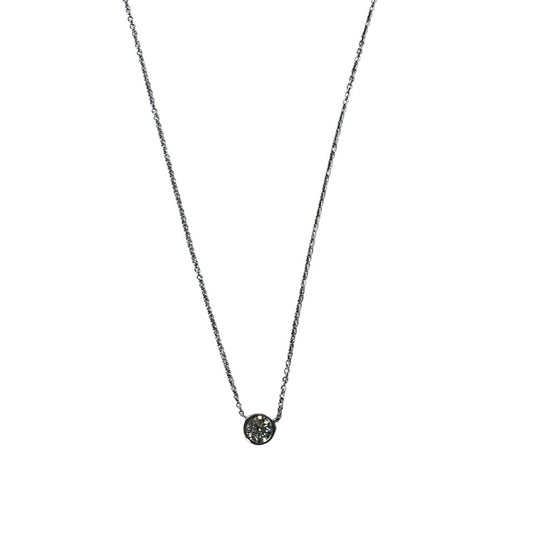 0.29 ctw White Gold Diamond Solitaire Necklace