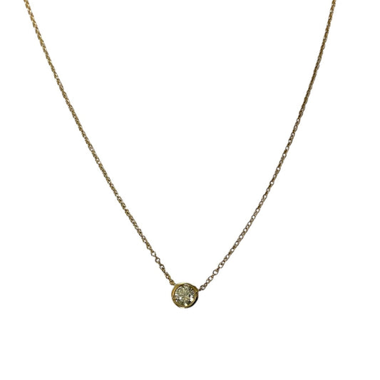 0.17 ctw Round Diamond Solitaire Necklace