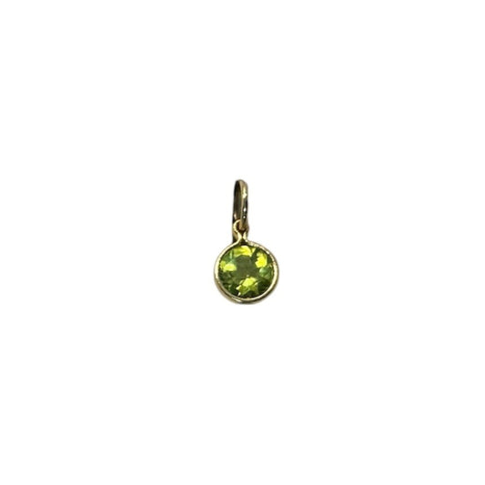 Round Peridot Pendant