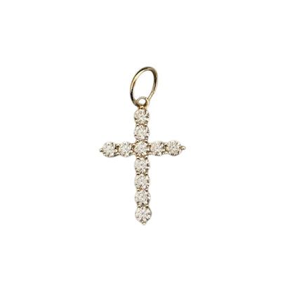 0.97 CTW Diamond Cross Pendant