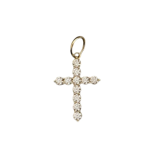 0.97 CTW Diamond Cross Pendant