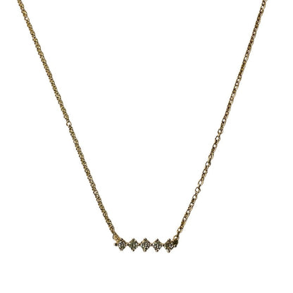 Diamond Bar Necklace