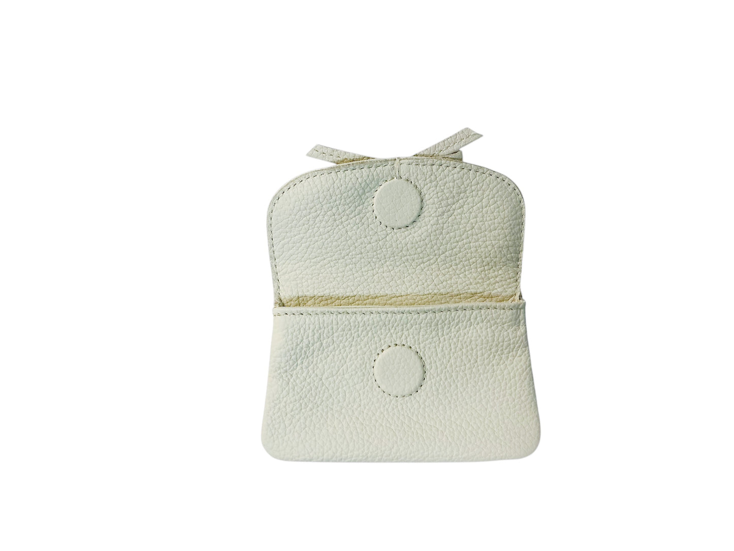 Milk Pebble Grain Petite Case with Bow