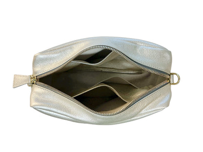 Champagne Metallic Rome Crossbody