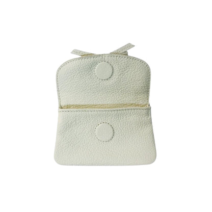 Milk Pebble Grain Petite Case with Bow