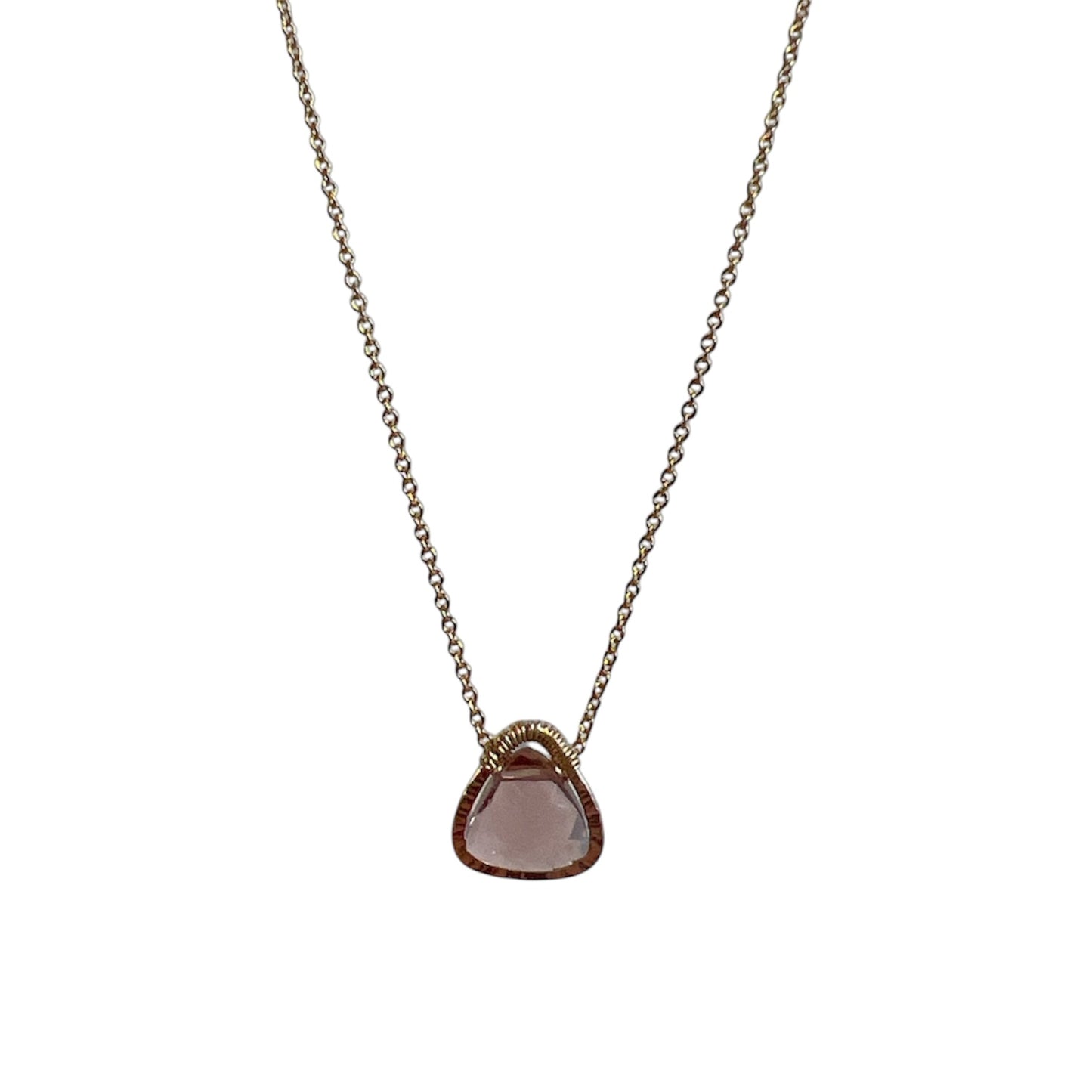 Plum Quartz Necklace