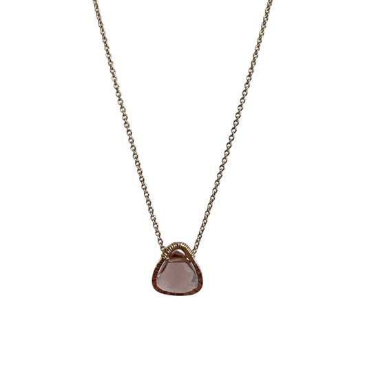 Plum Quartz Necklace