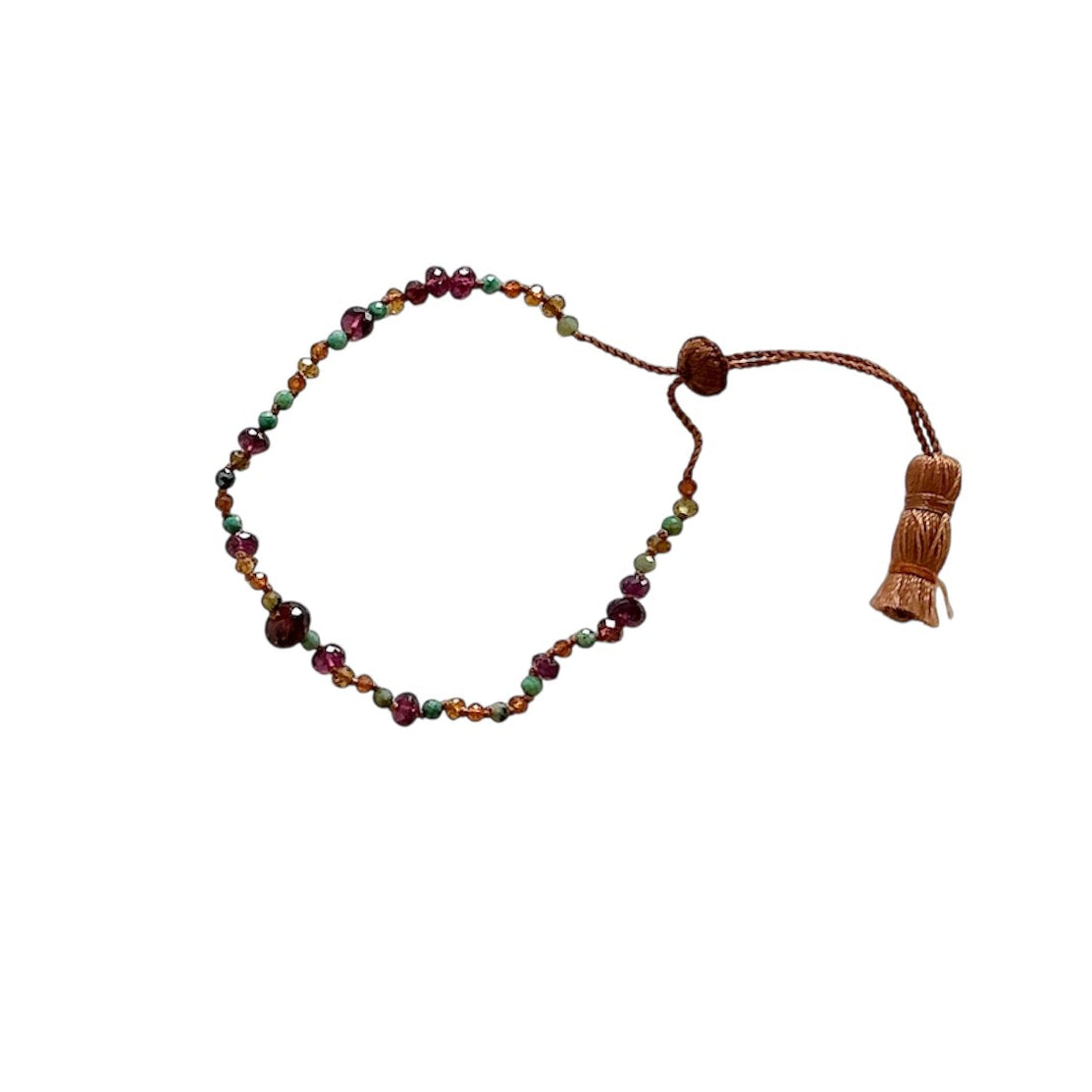 Mixed Gemstone Beaded Bracelet
