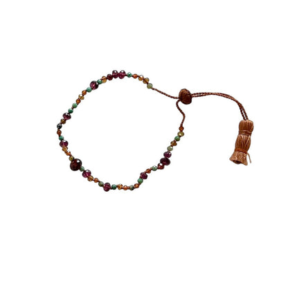Mixed Gemstone Beaded Bracelet