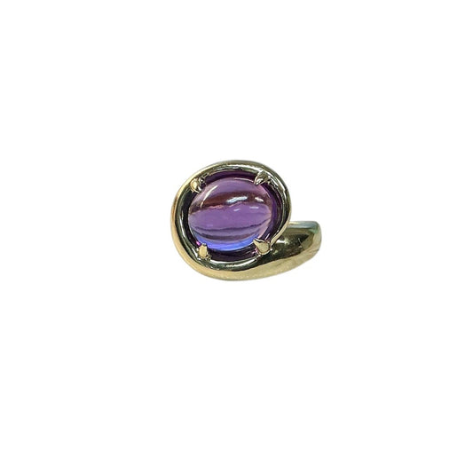 Amethyst Swirl Ring