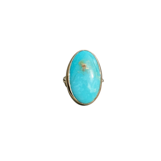 Blue Ridge Turquoise Mixed Metal Ring