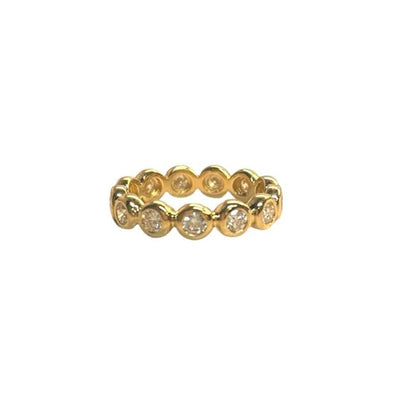 Lab Diamond Bezel Set Eternity Ring