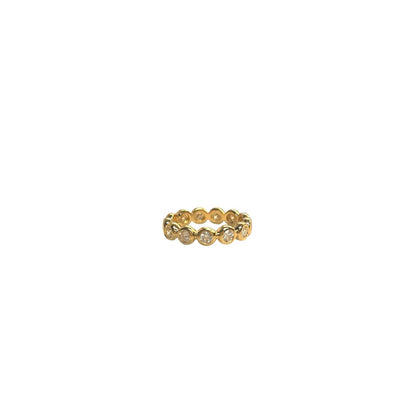 Lab Diamond Bezel Eternity Ring