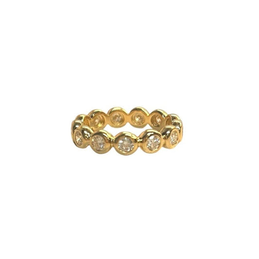 Lab Diamond Bezel Eternity Ring
