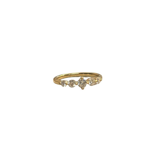 Lab Diamond 5 Stone Ring
