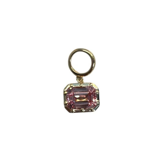 Lab Grown Pink Sapphire Pendant