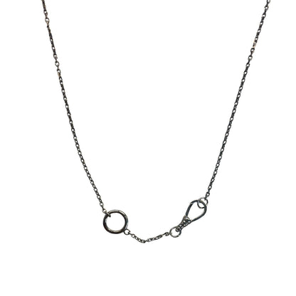 30in Sterling Silver Double Enhancer Necklace