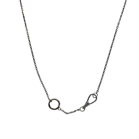 30in Sterling Silver Double Enhancer Necklace