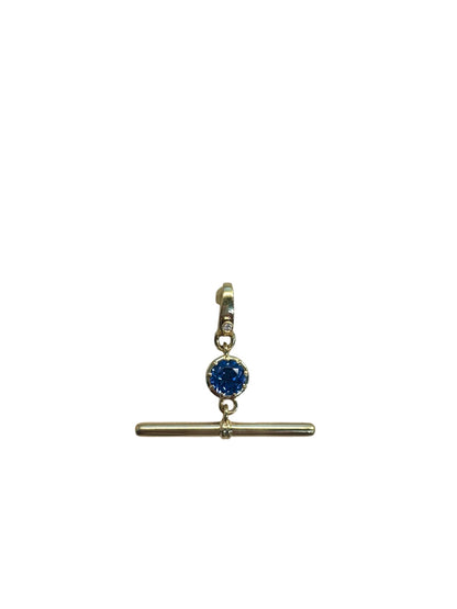 Lab Diamond Colored Stone Toggle Pendant