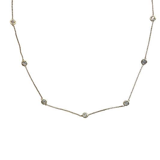 Lab Diamond By The Yard Necklace