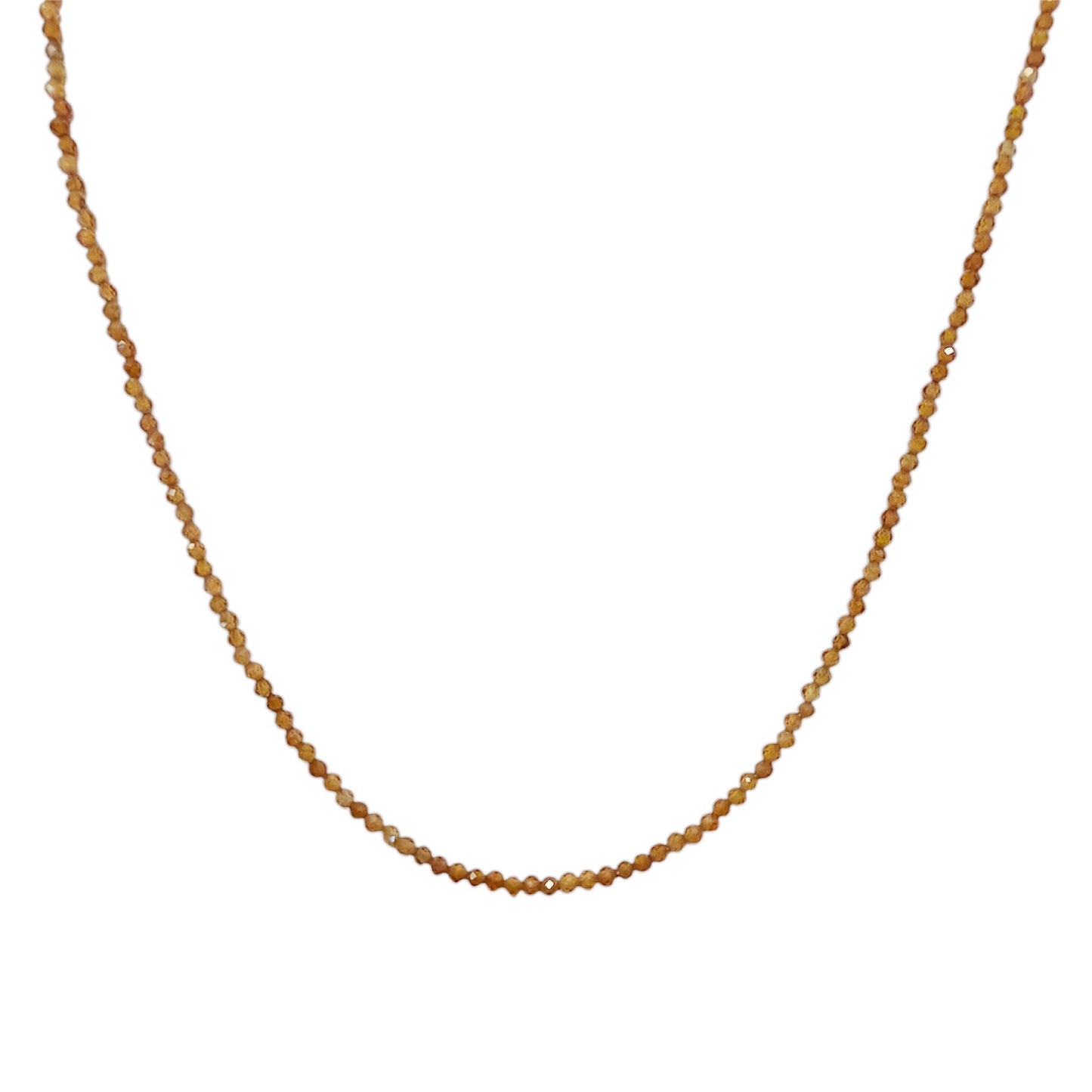 Spessartine Garnet Beaded Necklace