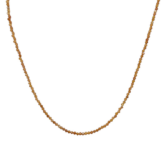 Spessartine Garnet Beaded Necklace