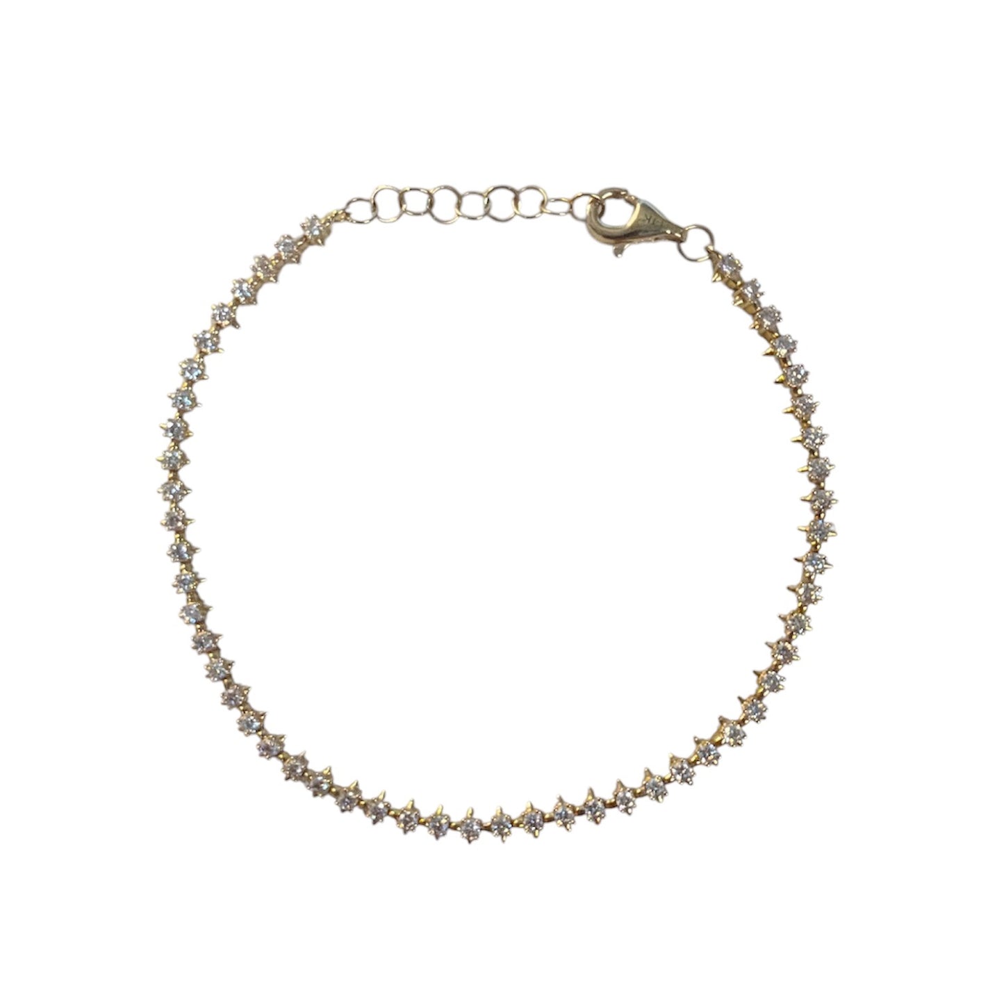 Starburst Diamond Tennis Bracelet