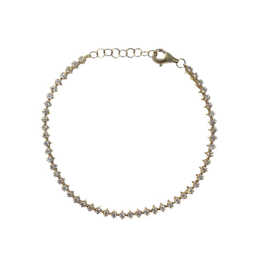 Starburst Diamond Tennis Bracelet