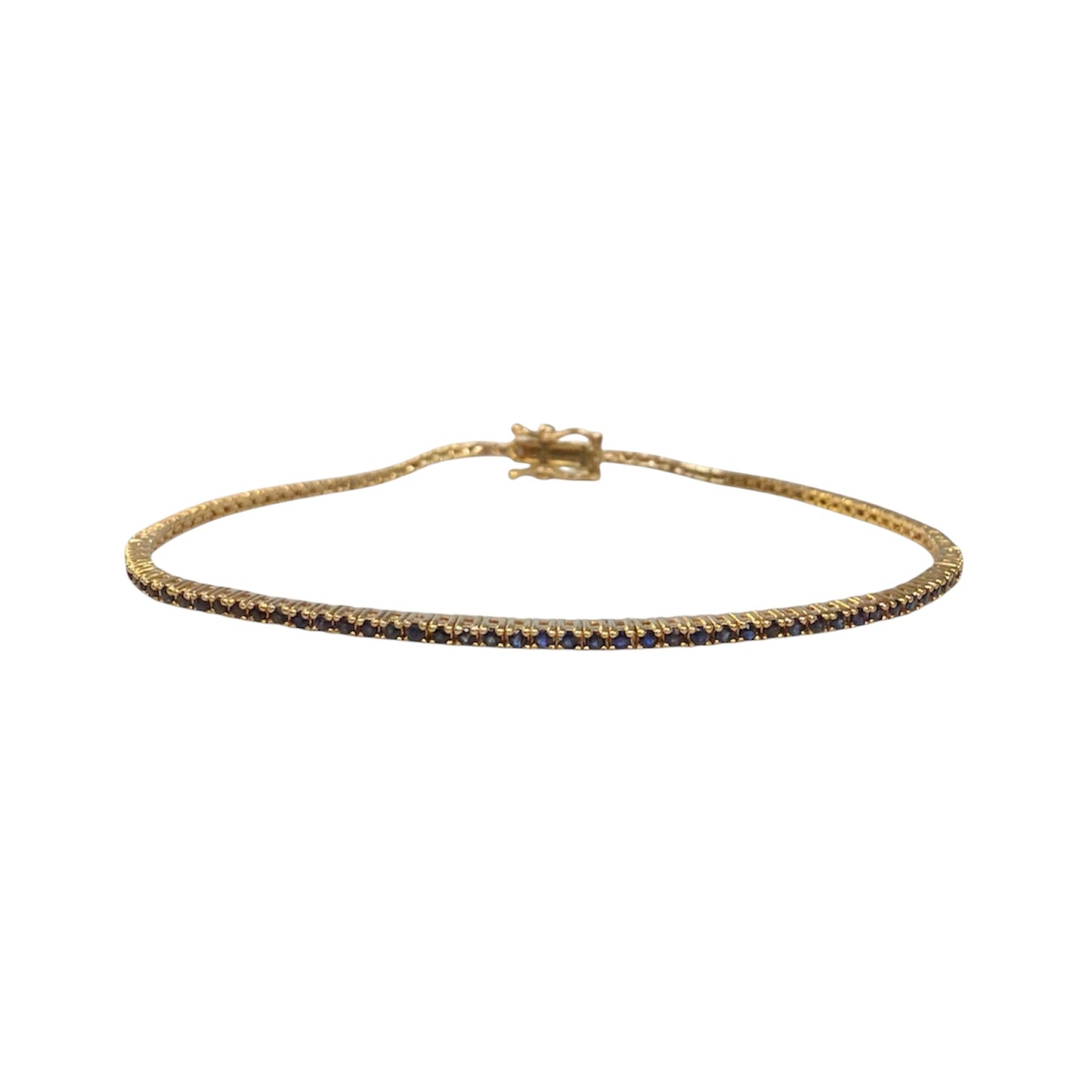 Blue Sapphire Tennis Bracelet