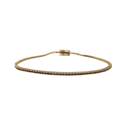 Blue Sapphire Tennis Bracelet