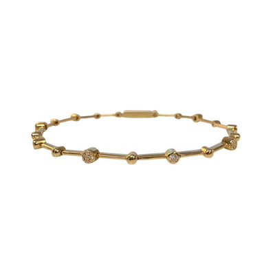 Alternating Diamond & Link Bracelet