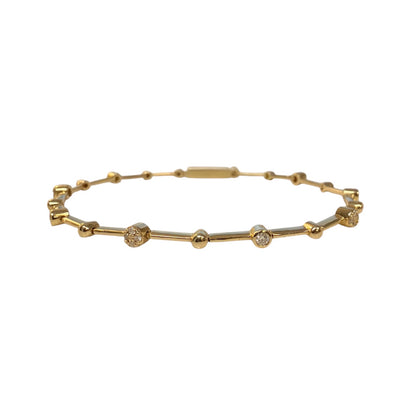 Alternating Diamond & Link Bracelet