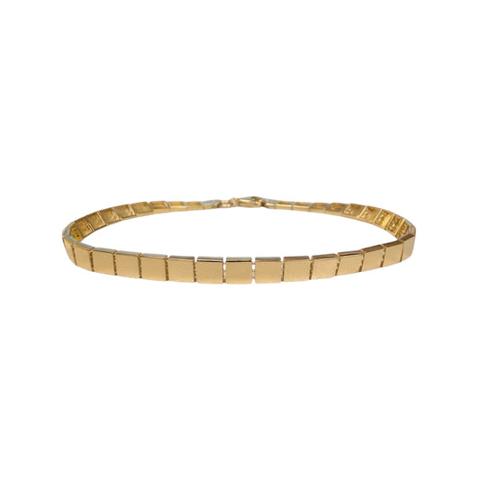 Gold Tile Bracelet