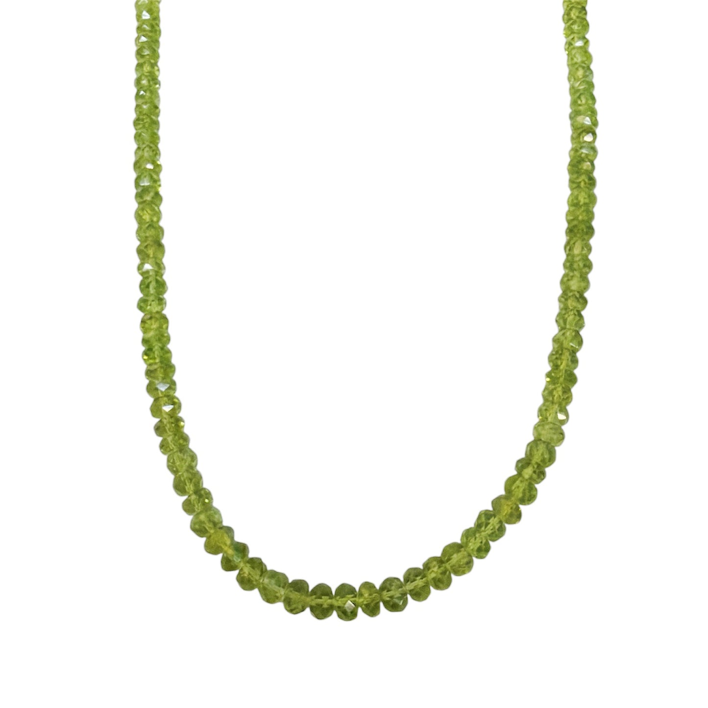 Peridot Beaded Necklace