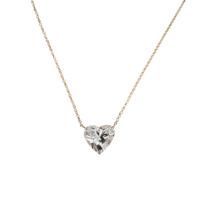 Heart Lab Grown Diamond Necklace