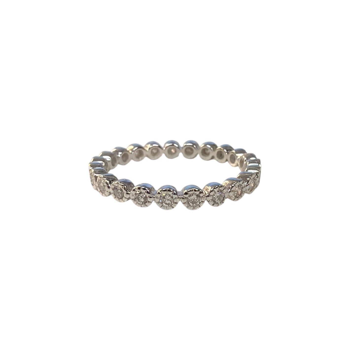 Milgrain Diamond Eternity Band