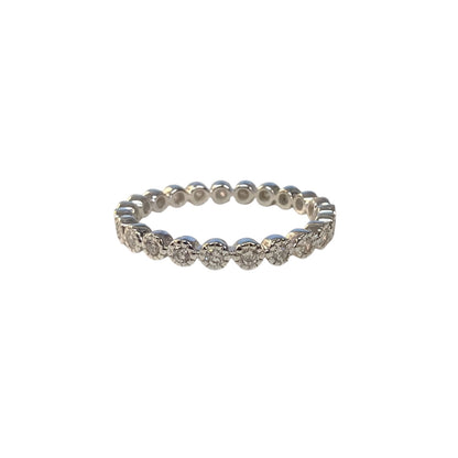 Milgrain Diamond Eternity Band