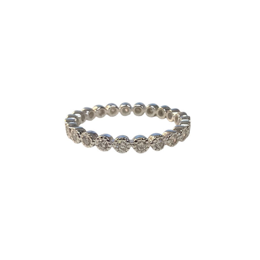 Milgrain Diamond Eternity Band