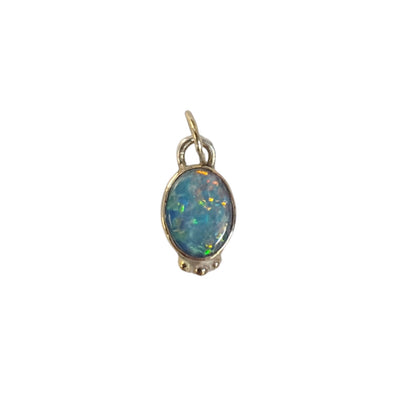Boulder Opal Doublet Charm